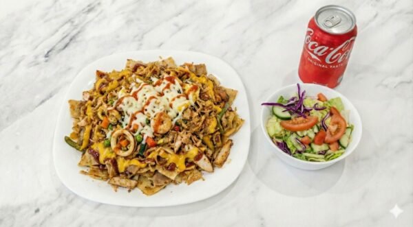 Tabasco Sauce Mixed Seafood Roti Kottu